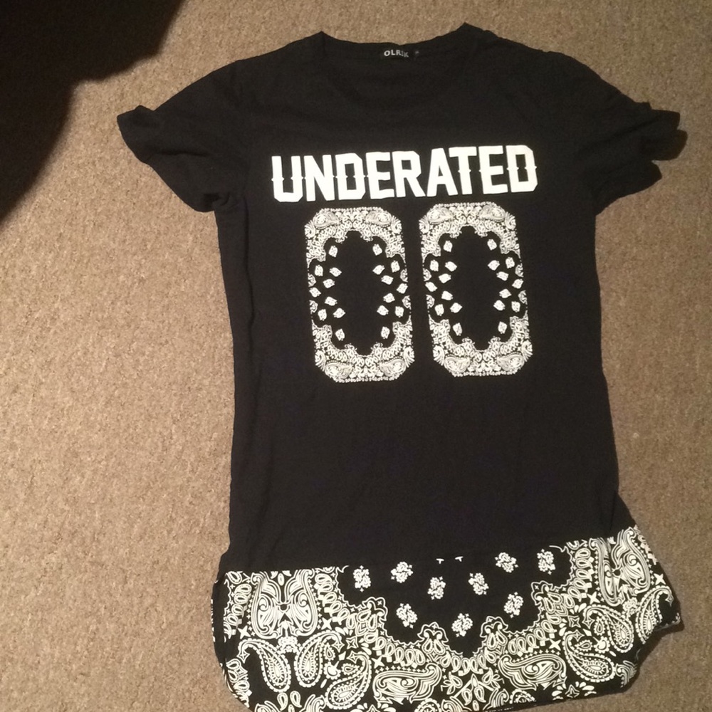 BANDANA BLACK UNDERATED  SHIRT